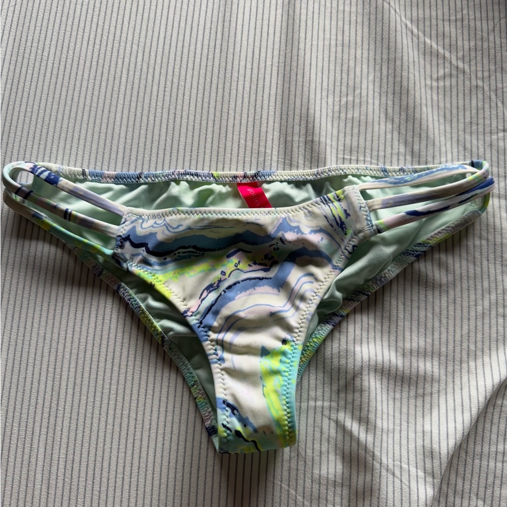 Marble bikini bottoms